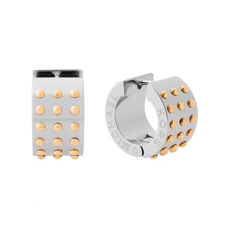 michael kors stainless steel earrings|Michael Kors earrings clearance.